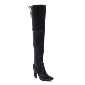 UNISA SARANAA TAUPE FABRIC OVER THE KNEE BOOT - 9M